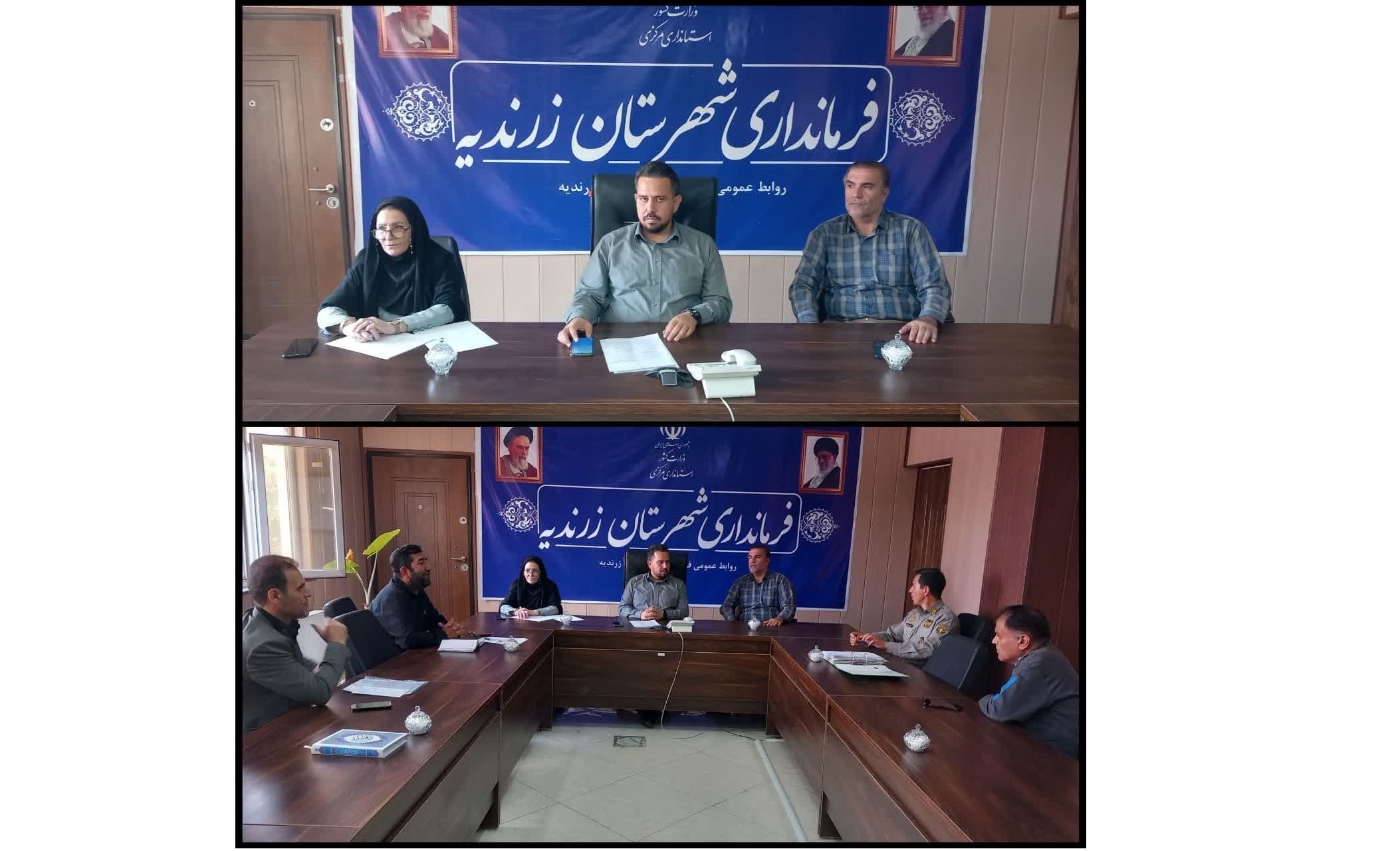 برگزاری جلسه تعیین تکلیف مدیریت پسماند واحدهای صنعتی بخش زاویه