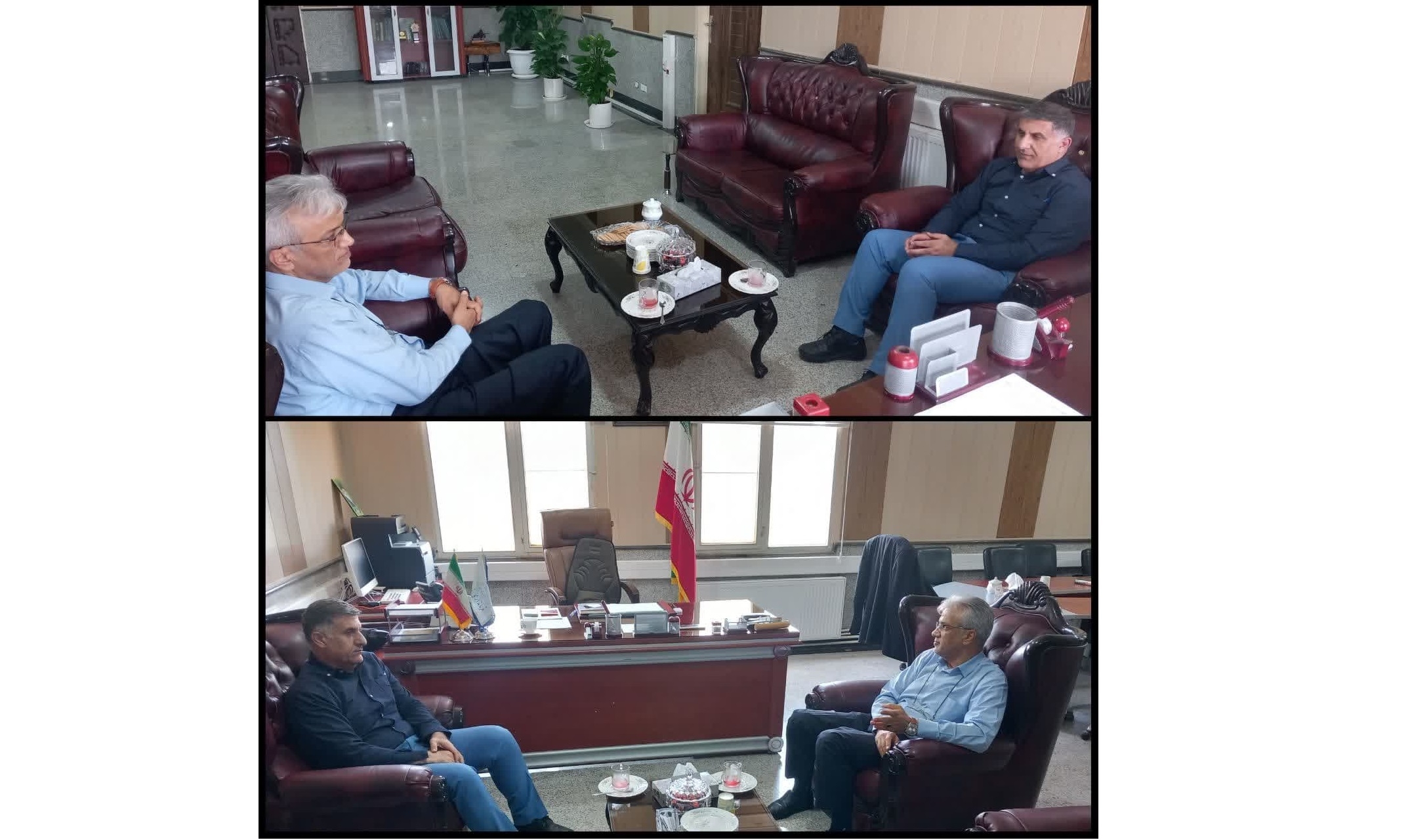 دیدار مدیرکل امور شهری استانداری مرکزی با سرپرست فرمانداری زرندیه