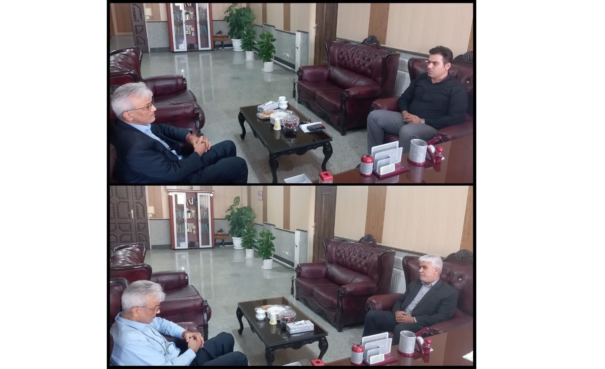 نشست رئیس جهاد کشاورزی و شهردار رازقان با سرپرست فرمانداری زرندیه