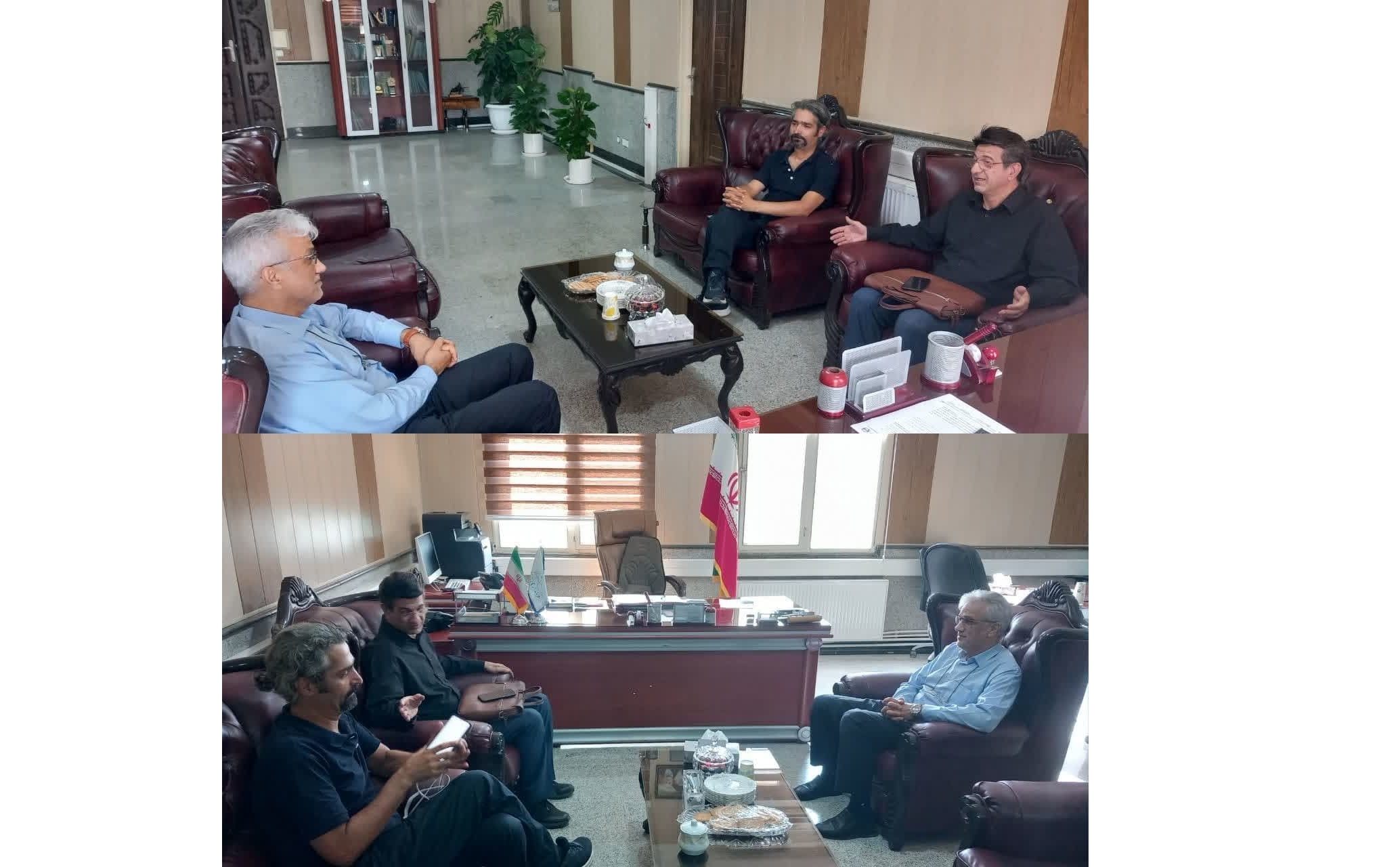 دیدار مدیرعامل شرکت فرانور گستر پارسیان لیو با سرپرست فرمانداری زرندیه