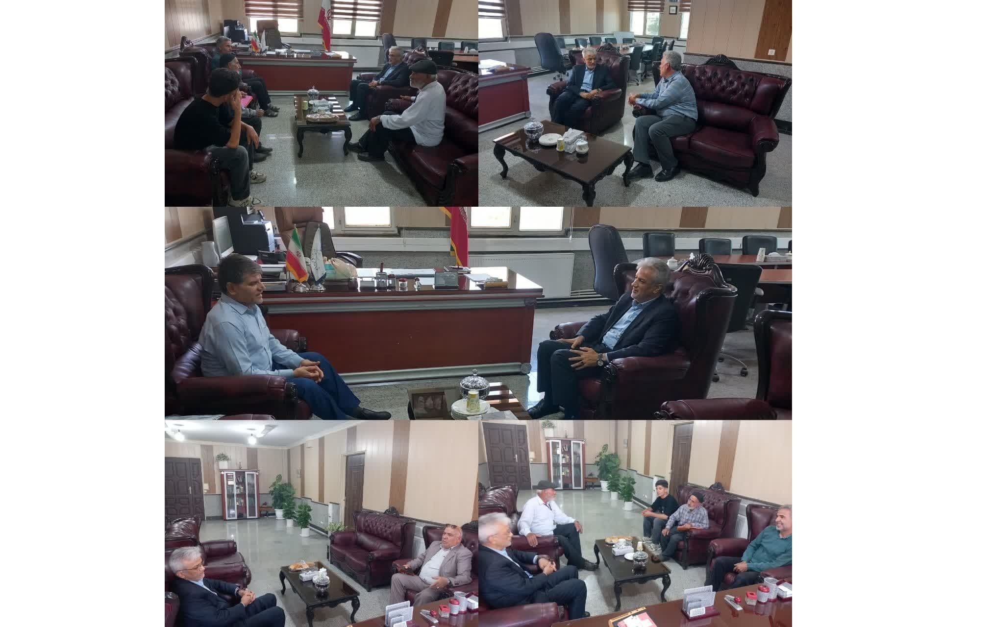 دیدار چهره به چهره سرپرست فرمانداری زرندیه با تعدادی از شهروندان شهرستان