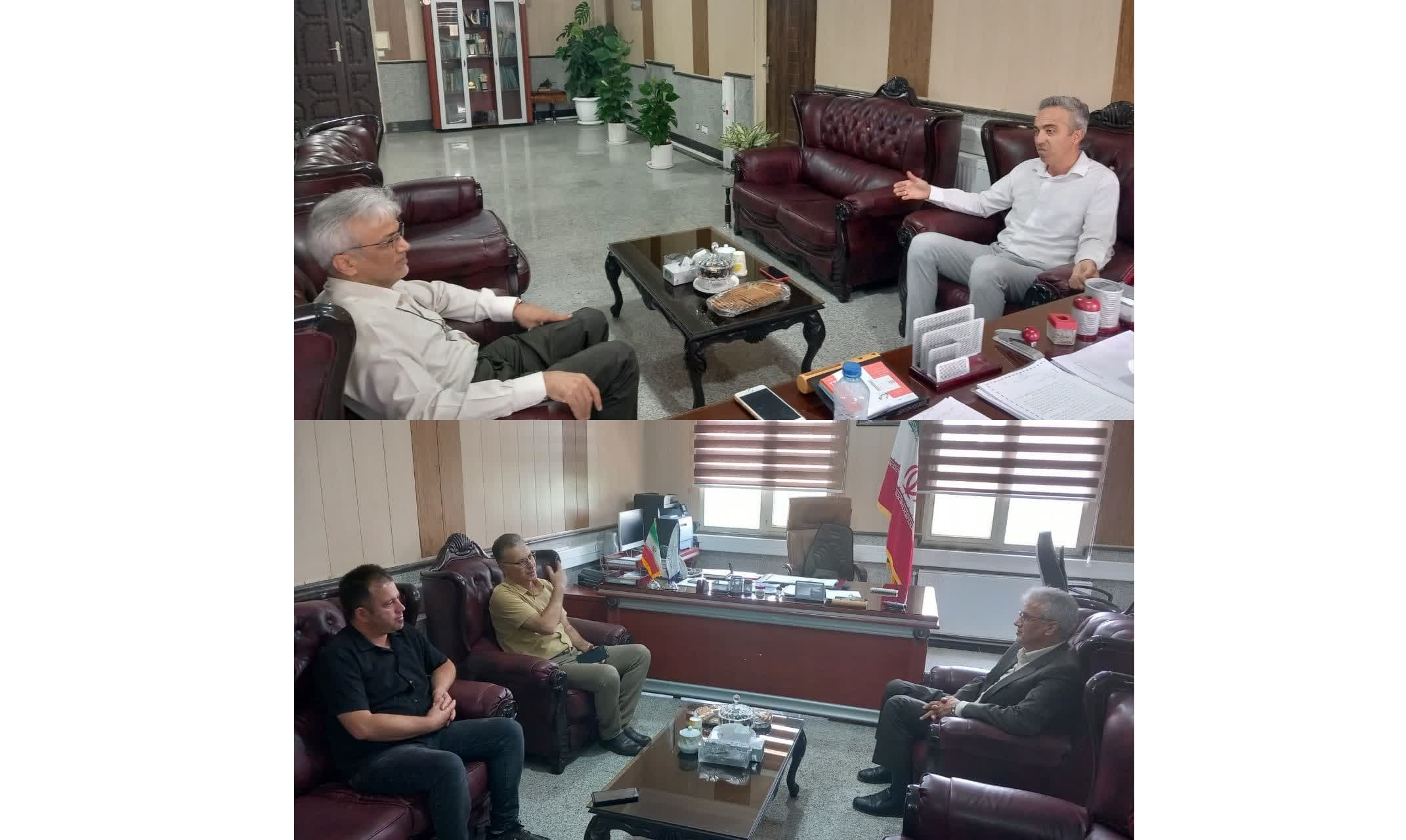 دیدار دهیار و شورای اسلامی روستاهای کوشکک و دوزج با سرپرست فرمانداری شهرستان زرندیه