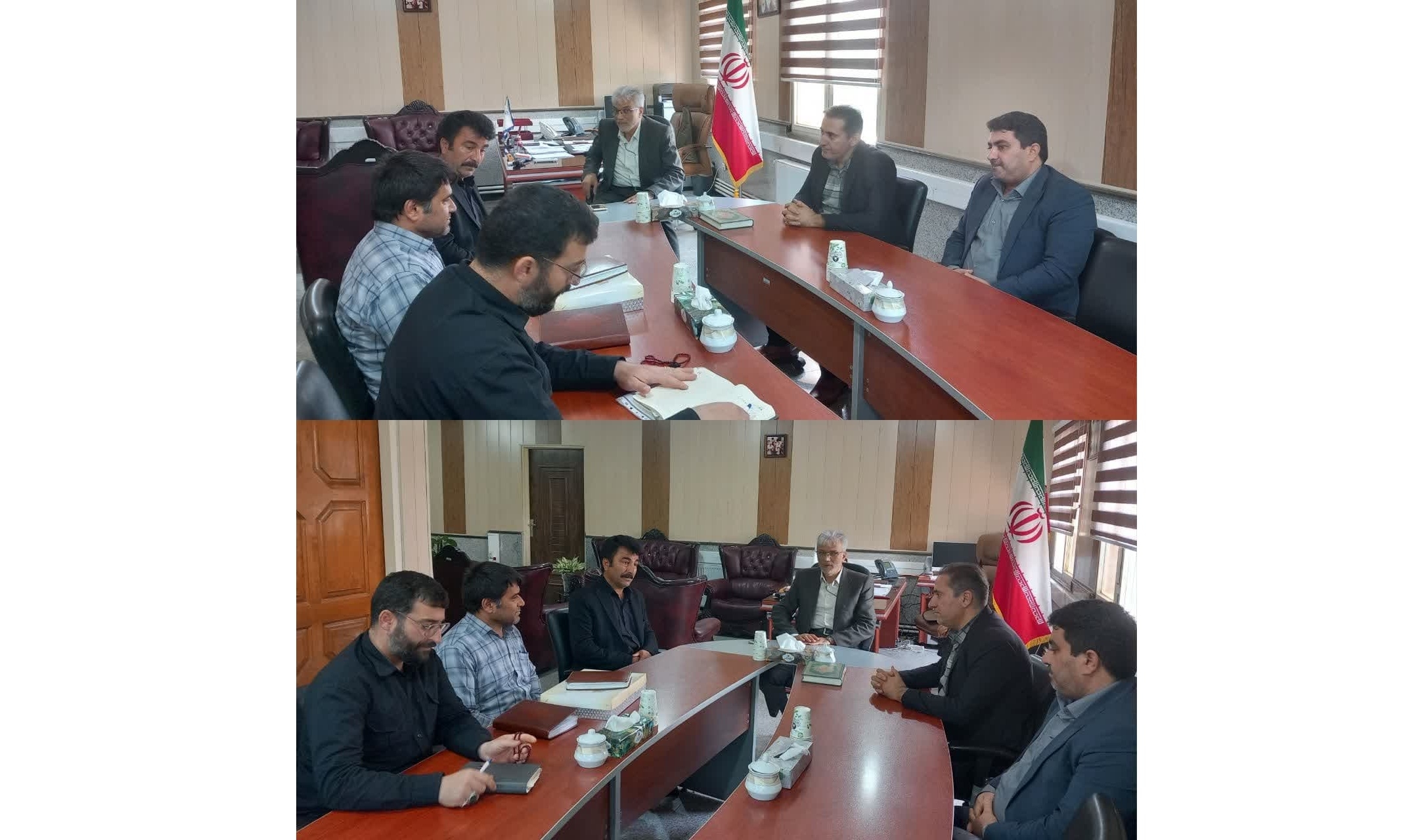 دیدار رئیس و اعضای شورای اسلامی شهرستان زرندیه با سرپرست فرمانداری